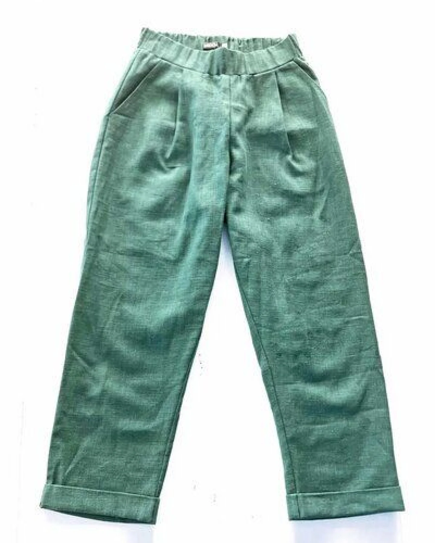 WiDDA berlin Leinenhose BOLLE in Teal Grünblau – Ansicht 3