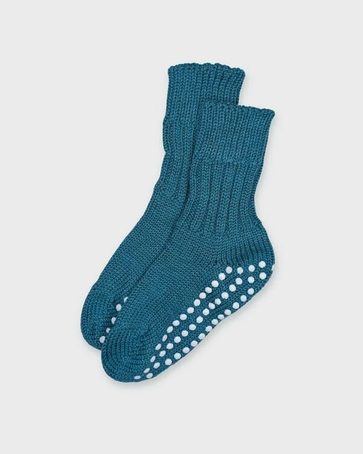 hirsch natur Stoppersocken 3er Pack reine bio Schurwolle