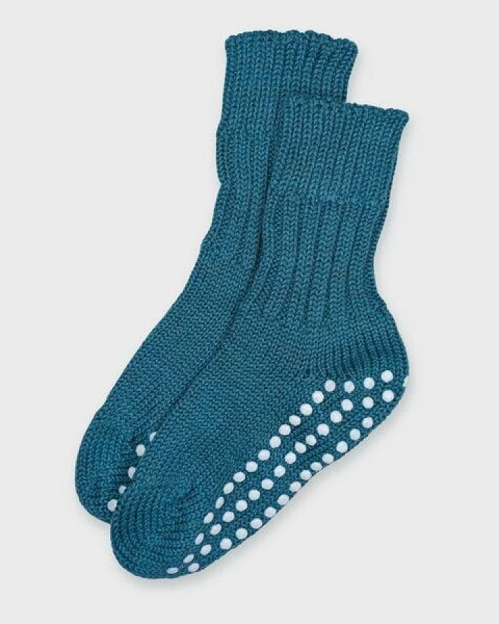 hirsch natur Stoppersocken 3er Pack reine bio Schurwolle