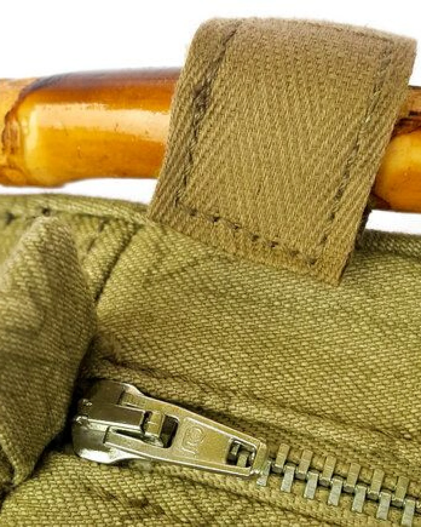 körber mode Bambus-Tasche in natürlichem Farbton, zum umhängen – Ansicht 2