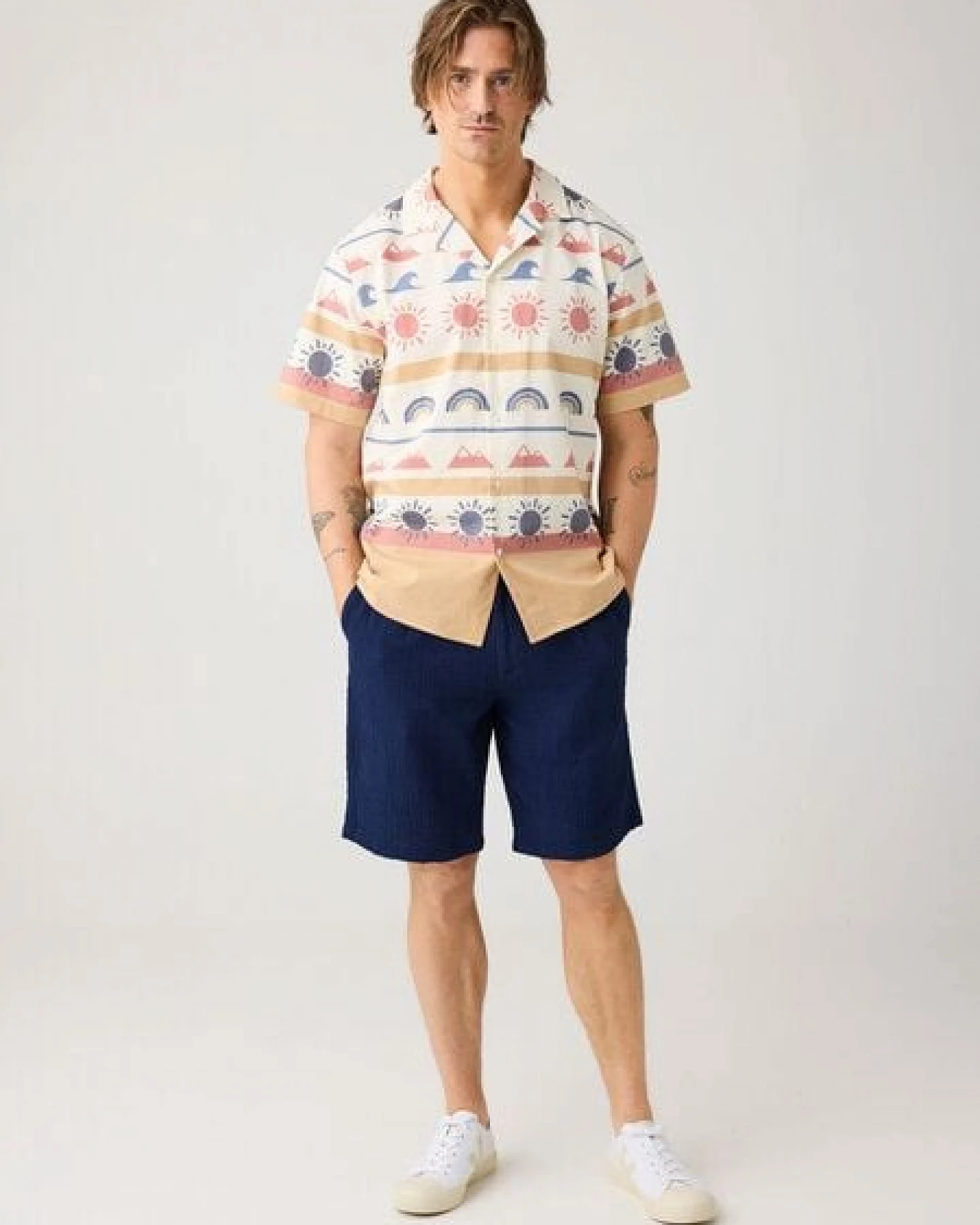 KnowledgeCotton Apparel Shorts Dobby – Ansicht 4