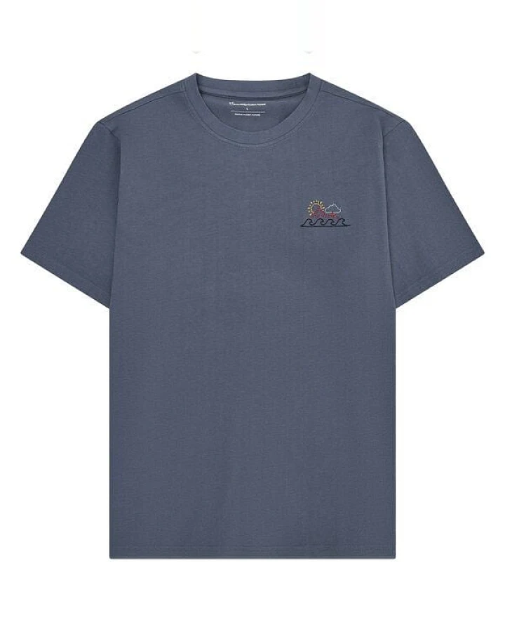KnowledgeCotton Apparel T-Shirt Chest Print