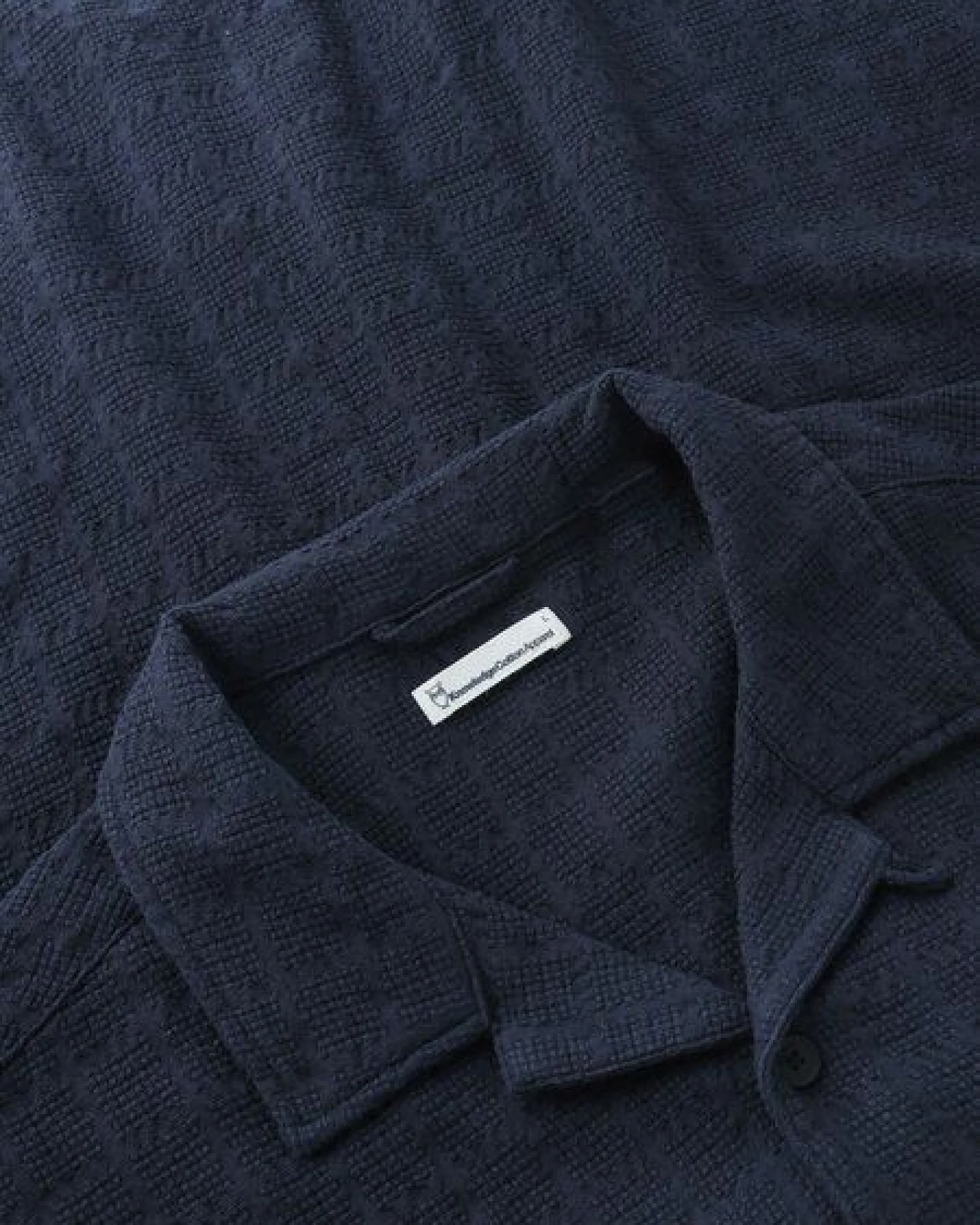 KnowledgeCotton Apparel Kurzarm-Hemd Structure – Ansicht 3