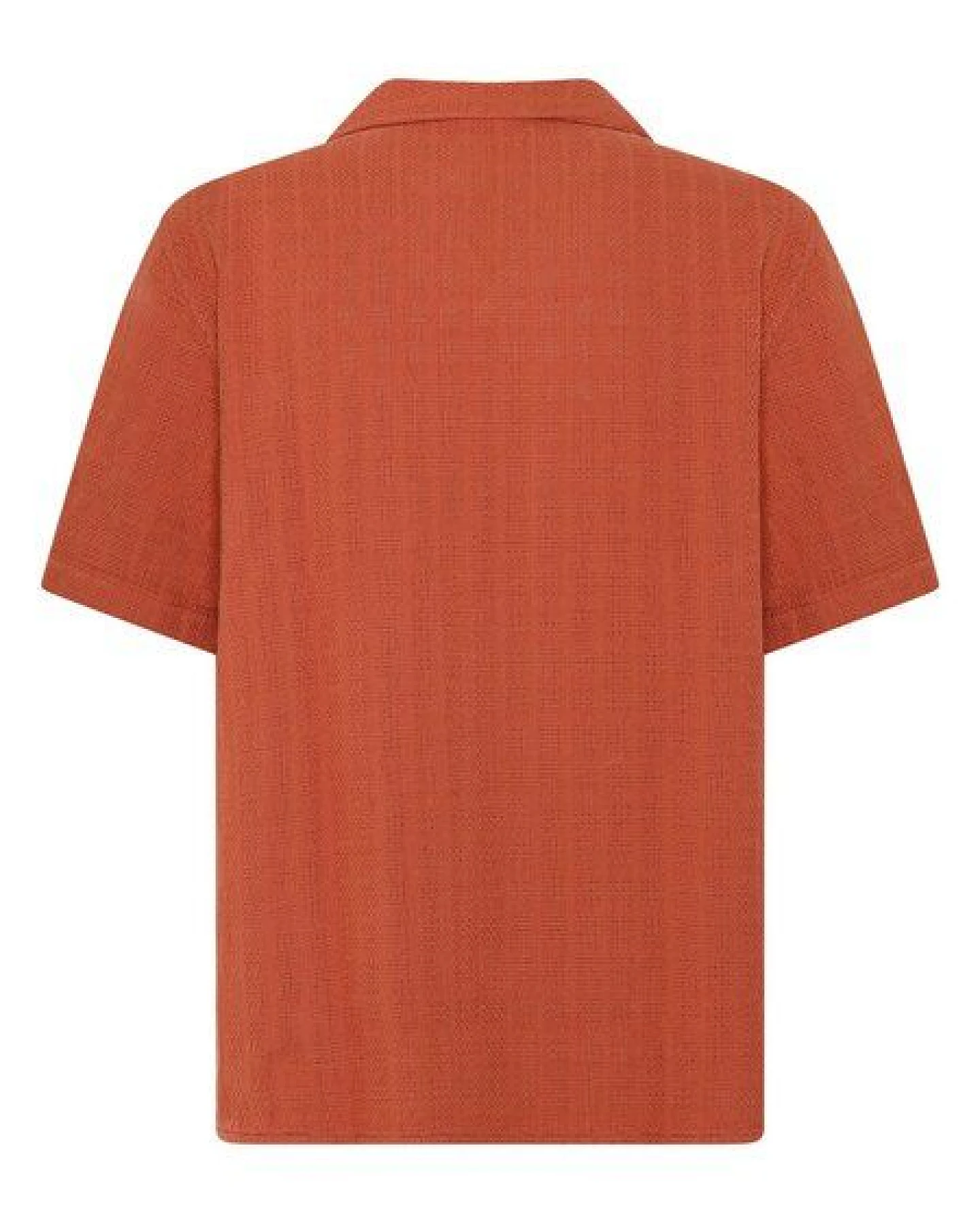KnowledgeCotton Apparel Kurzarm-Hemd Structure – Ansicht 2