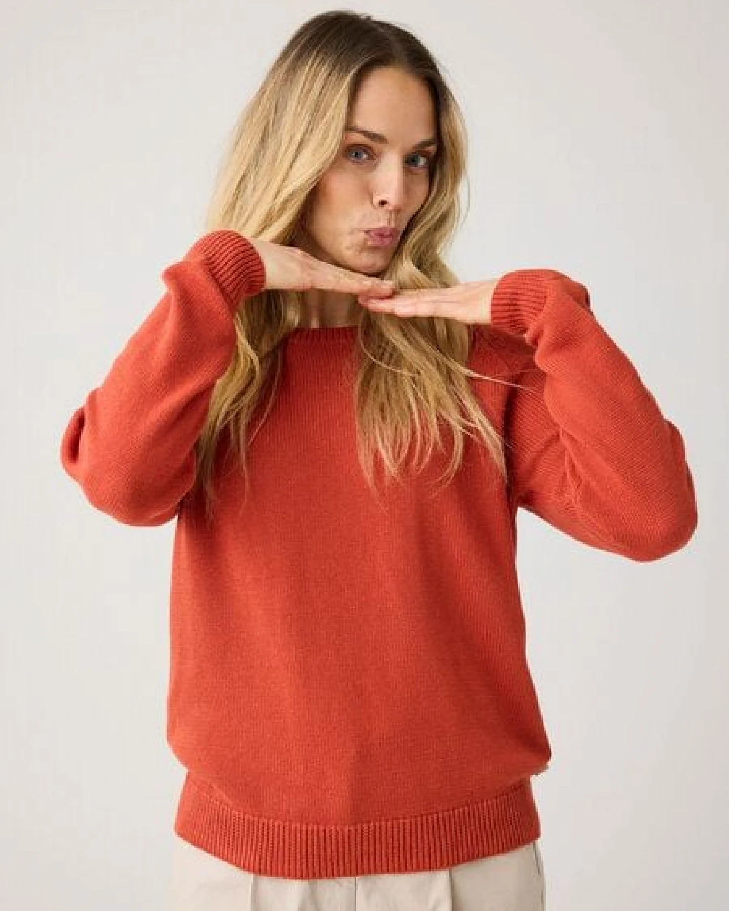 KnowledgeCotton Apparel Strickpullover Crew Neck – Ansicht 4