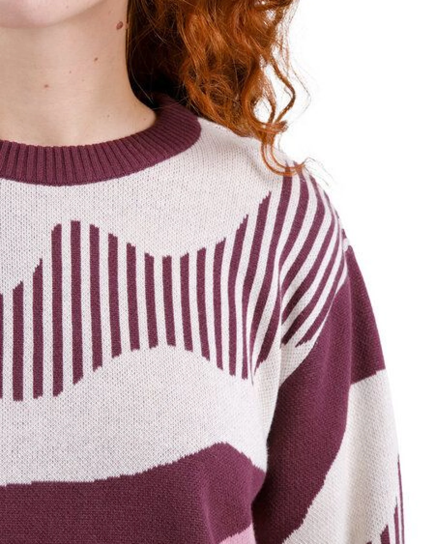 DEDICATED Sweater Arendal Flowing Abstract Multi Colour – Ansicht 2