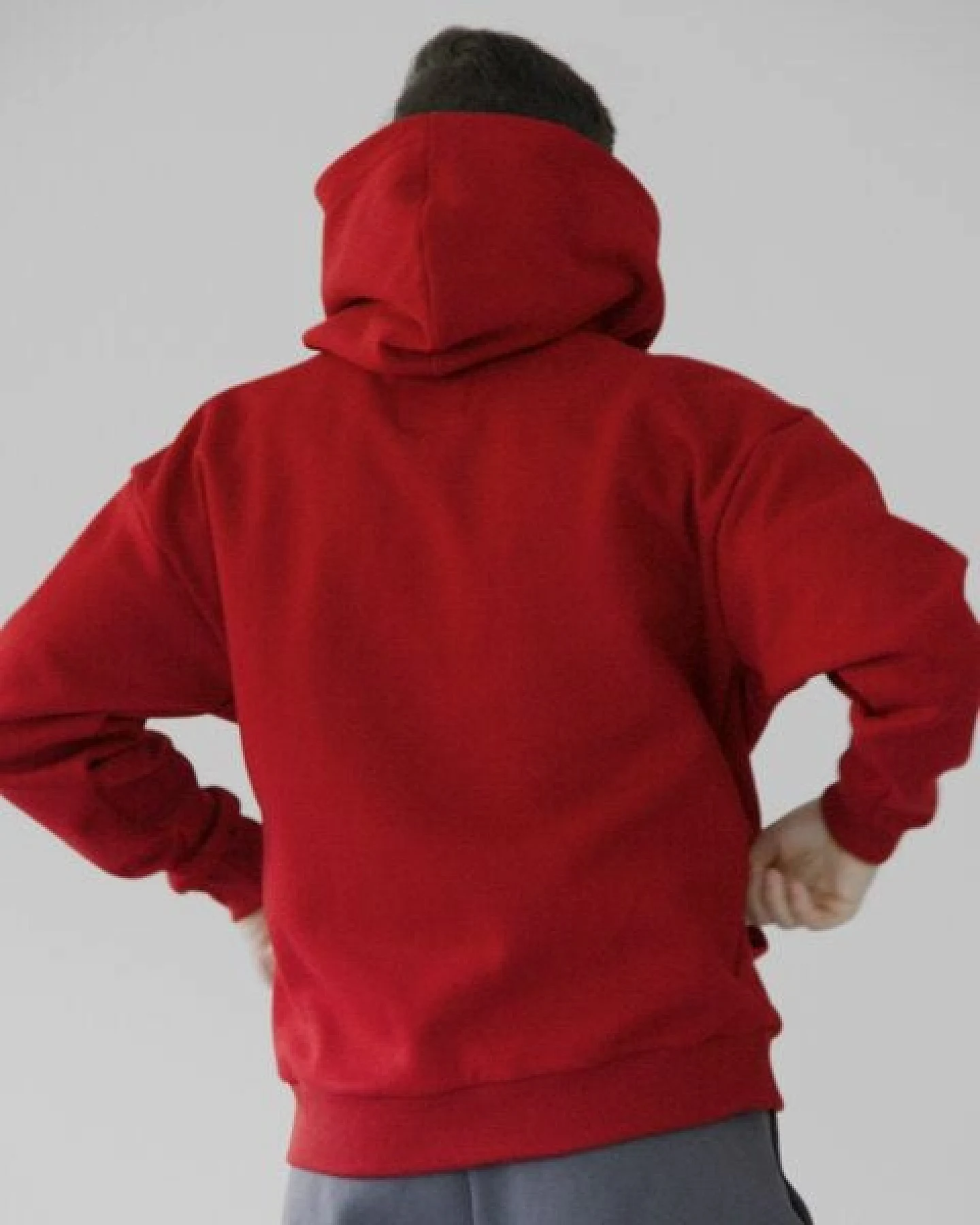 WASNI Oversized Hoodie aus 100% Bio-Baumwolle – Ansicht 3
