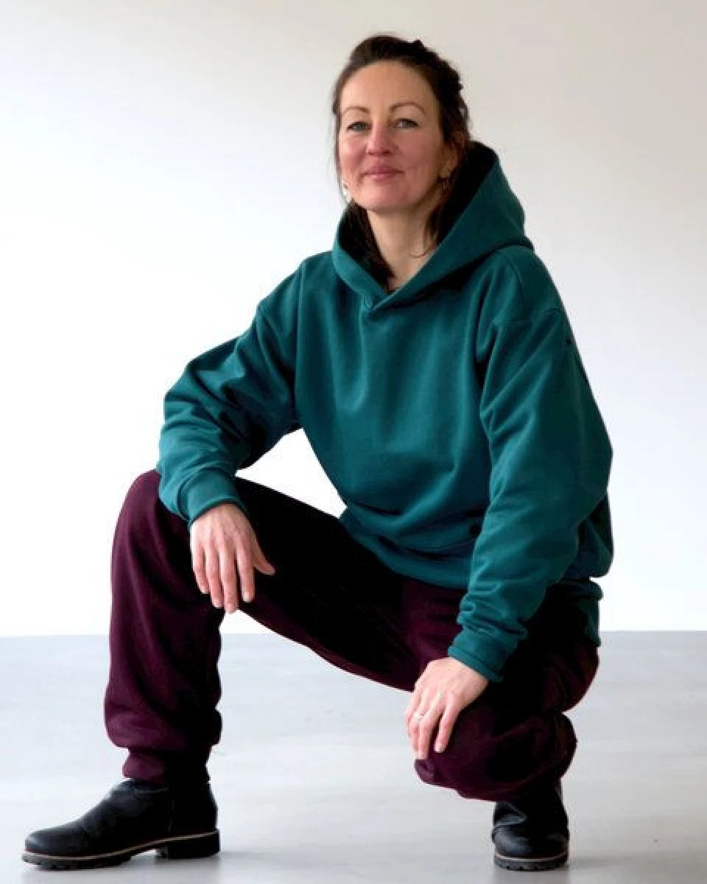 WASNI Oversized Hoodie aus 100% Bio-Baumwolle – Ansicht 3