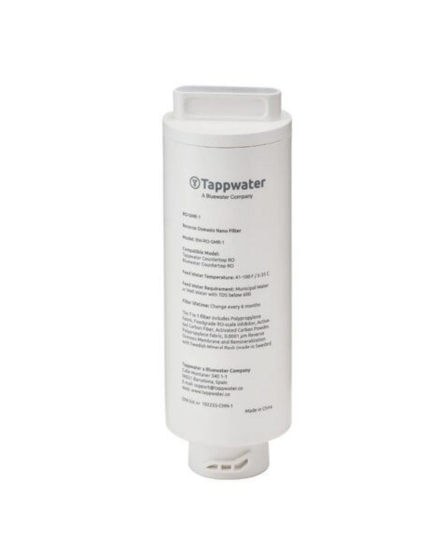 Nachfüllkartusche für Wasserfilter Tappwater Countertop RO SMR – Ansicht 2