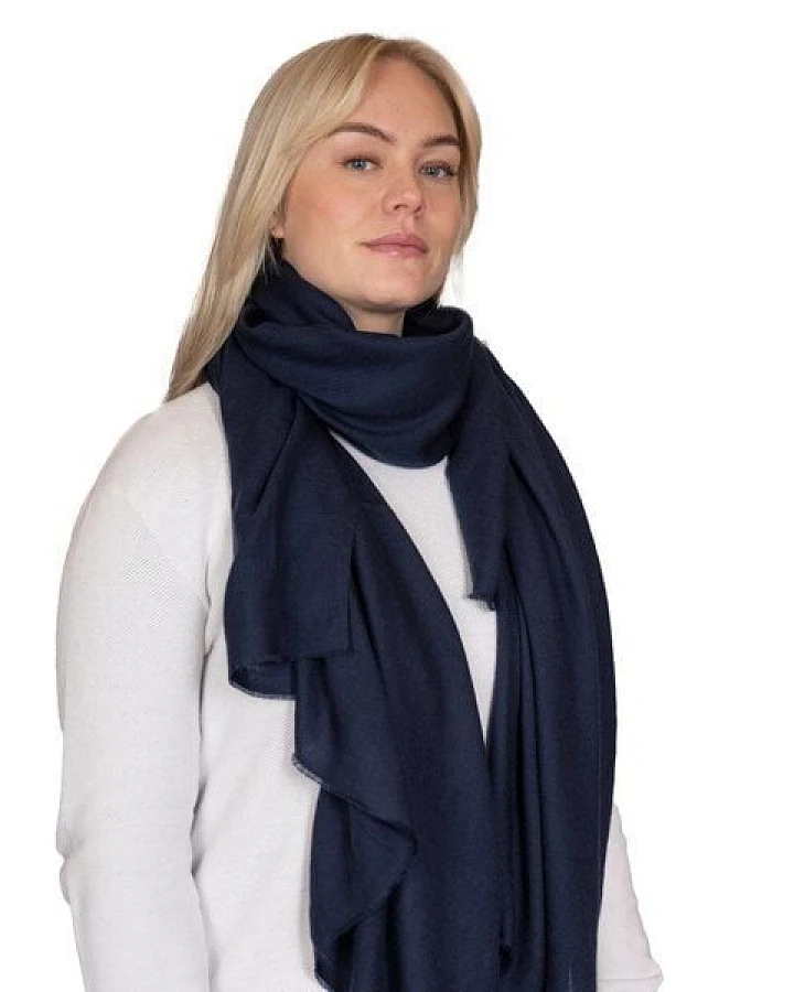 Good To Give Leichter Sommer Schal – Umschlagtuch / Stola aus Kaschmir – Fair Trade – weich & atmungsaktiv – 200 × 100 cm