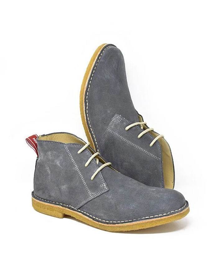 Grünbein Shoes Desert Boots Xaver grau