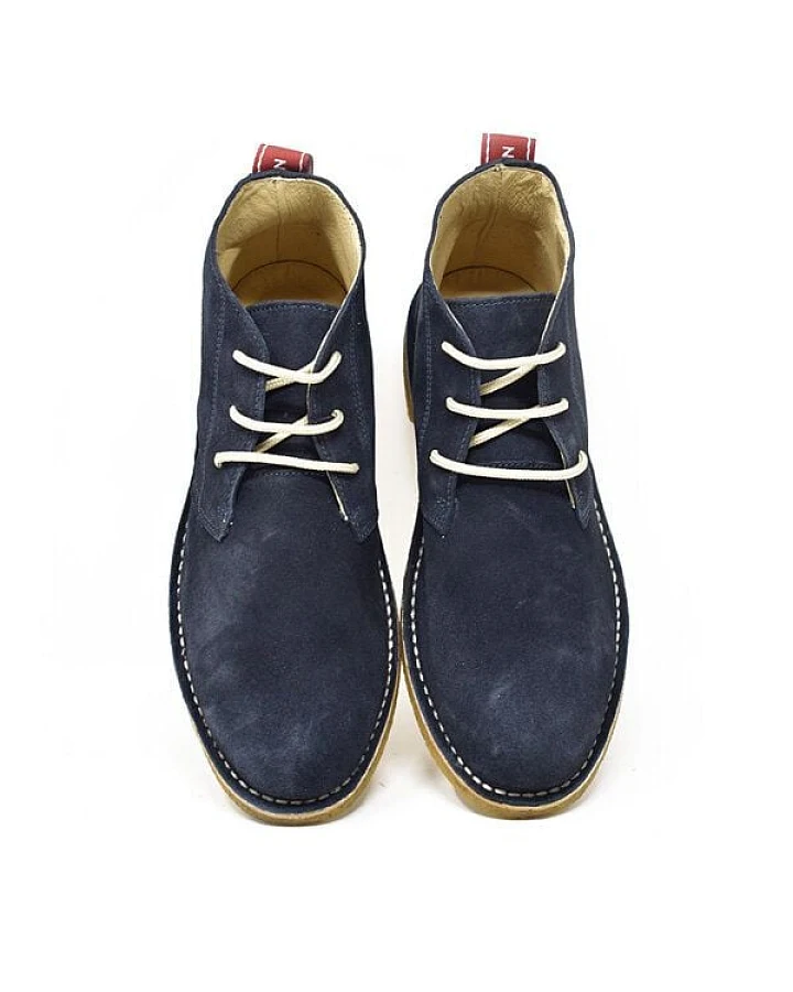 Grünbein Shoes Desert Boots Xaver dunkelblau