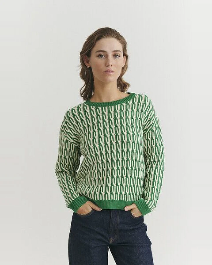 Basic Apparel Minie Strickpullover aus Bio-Baumwolle