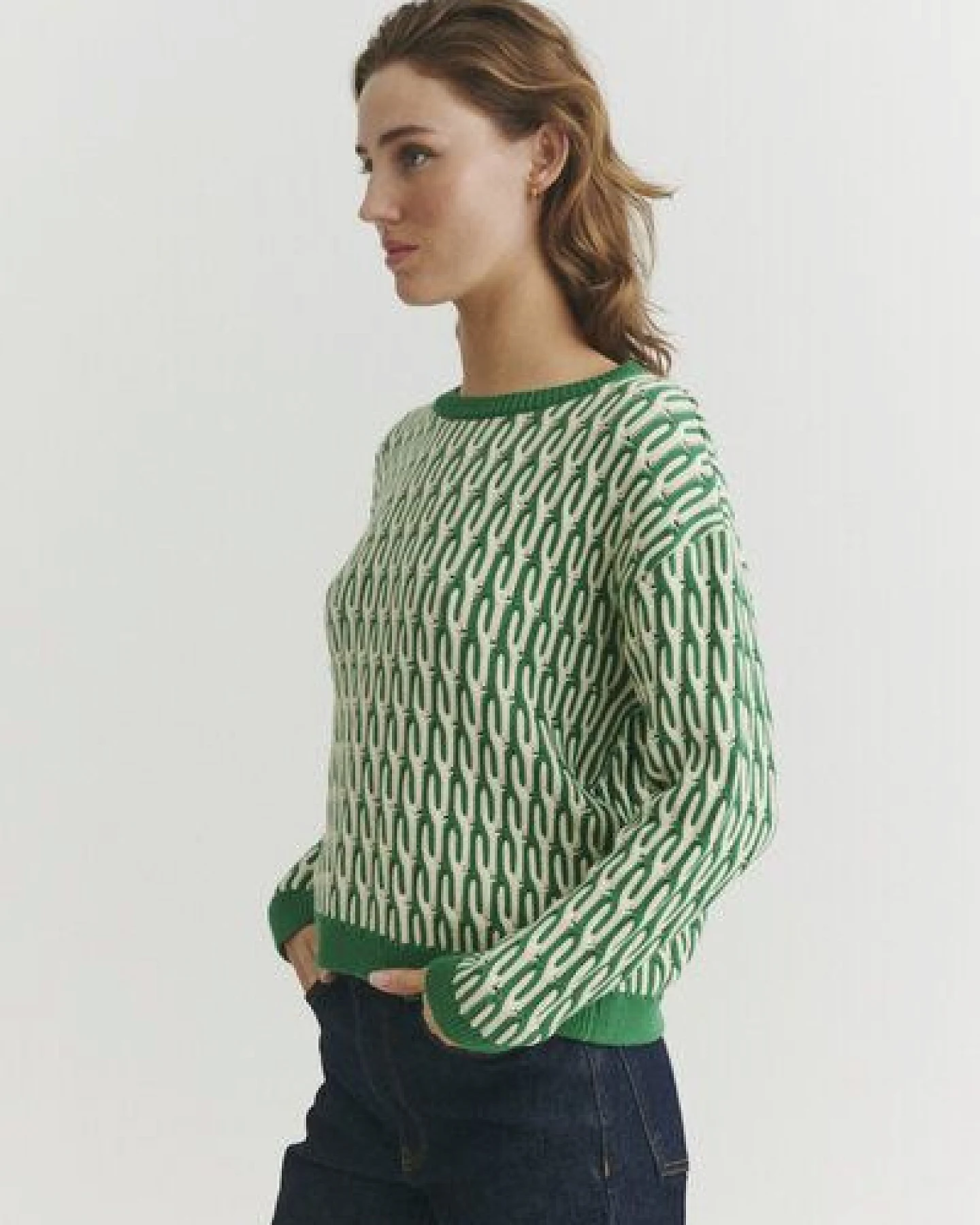 Basic Apparel Minie Strickpullover aus Bio-Baumwolle – Ansicht 3