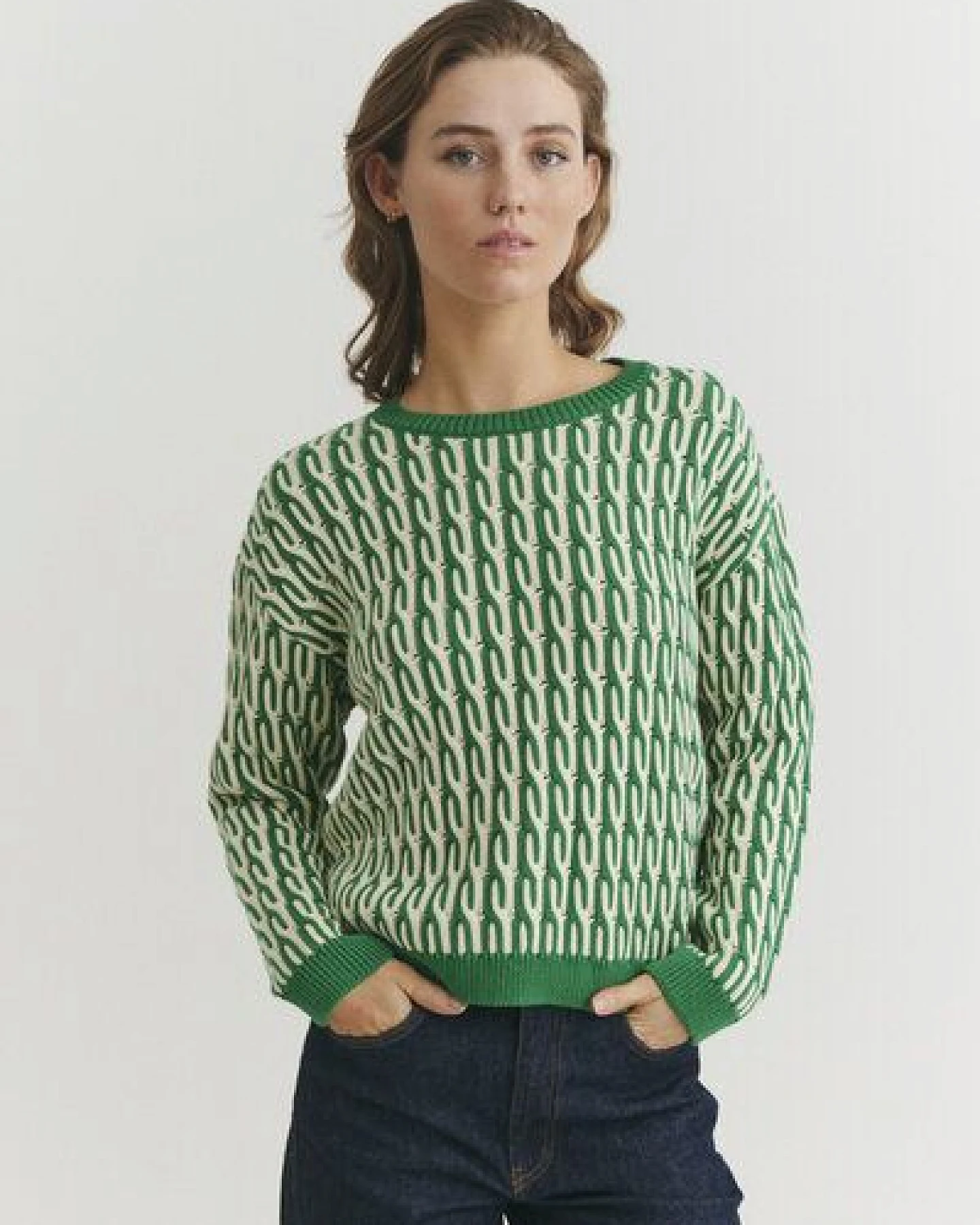 Basic Apparel Minie Strickpullover aus Bio-Baumwolle – Ansicht 2