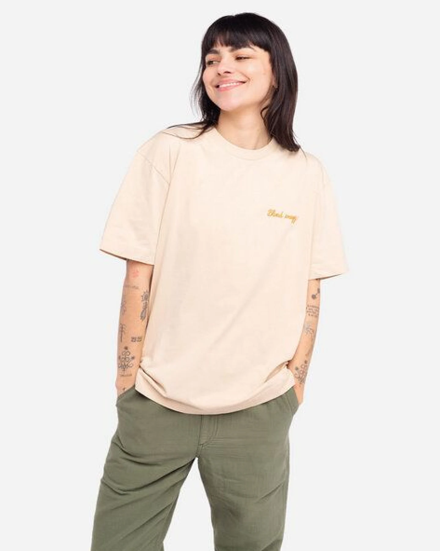 Olow Blend Energy T-Shirt mit Backprint – Ansicht 2