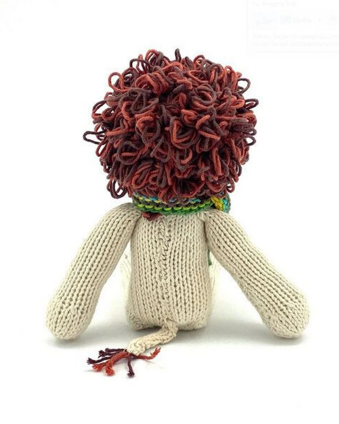 Kenana Knitters Stofftier LÖWE aus Bio-Baumwolle. Made in Africa. – Ansicht 4