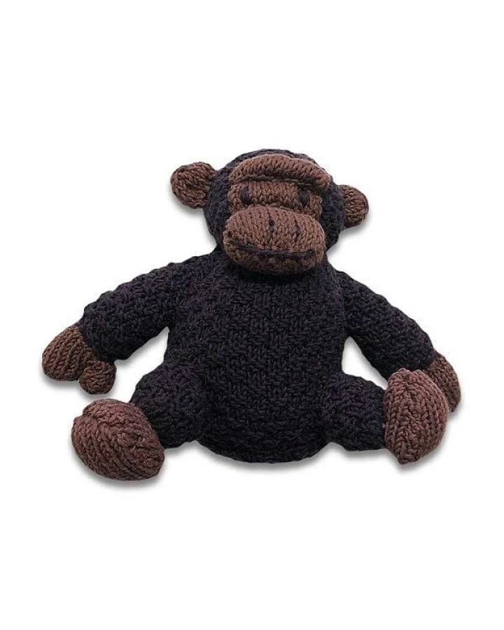 Kenana Knitters Stofftier GORILLA aus Bio-Baumwolle. Made in Africa.