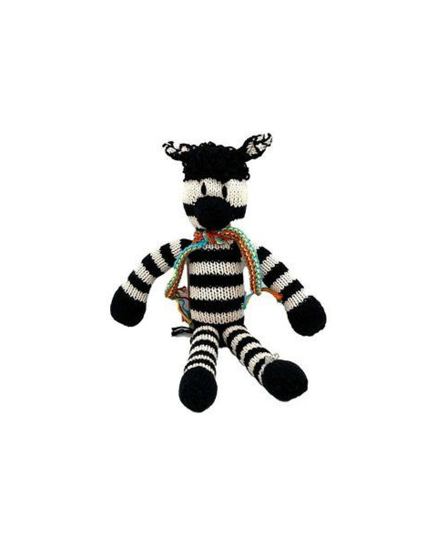 Kenana Knitters Stofftier ZEBRA aus Bio-Baumwolle. Made in Africa. – Ansicht 2