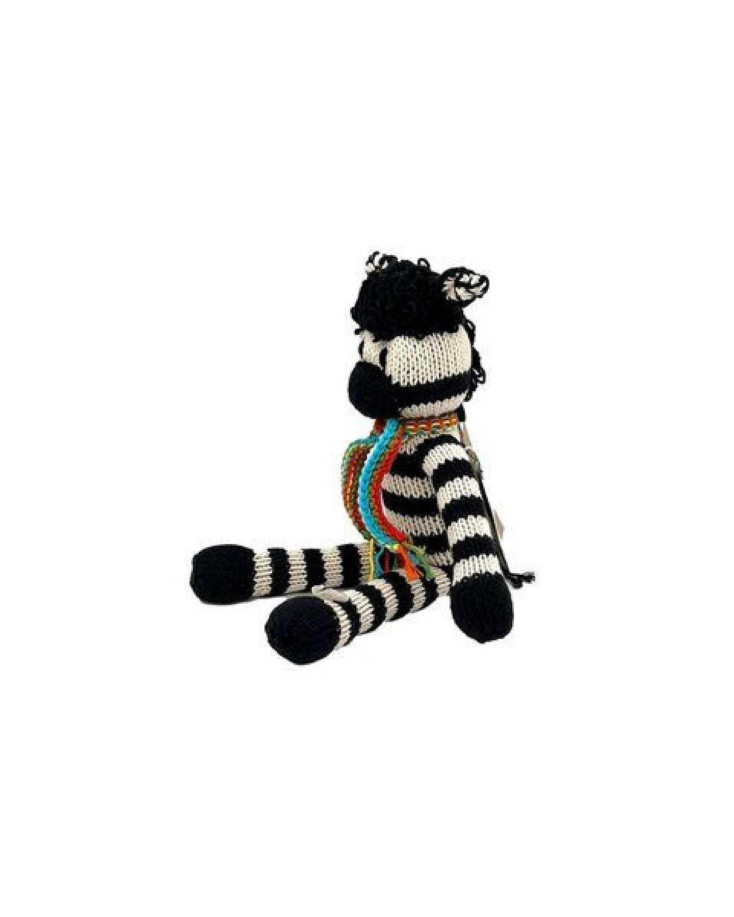 Kenana Knitters Stofftier ZEBRA aus Bio-Baumwolle. Made in Africa. – Ansicht 3