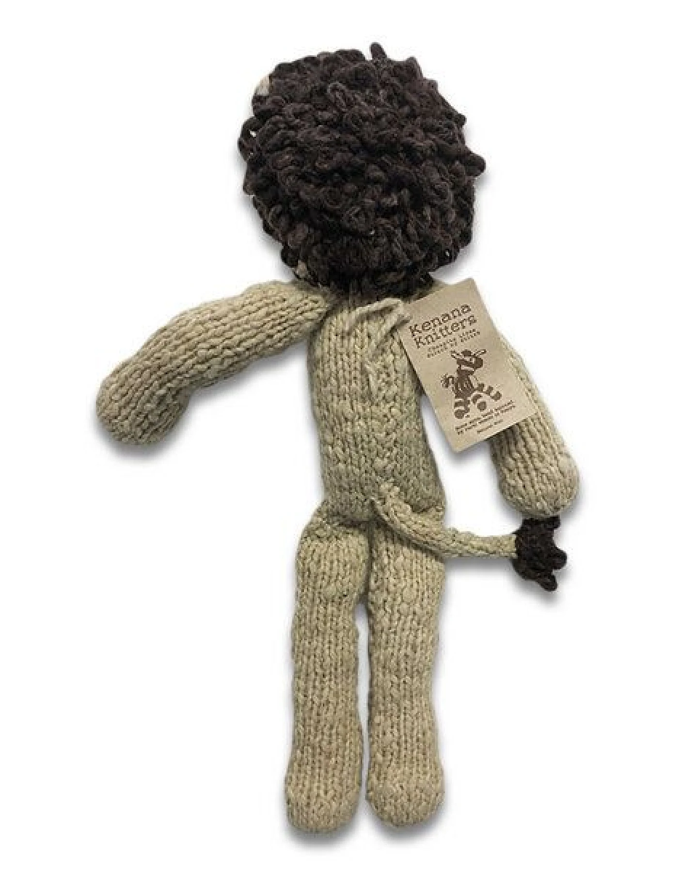 Kenana Knitters Stofftier LÖWE aus Wolle. Made in Africa. – Ansicht 3