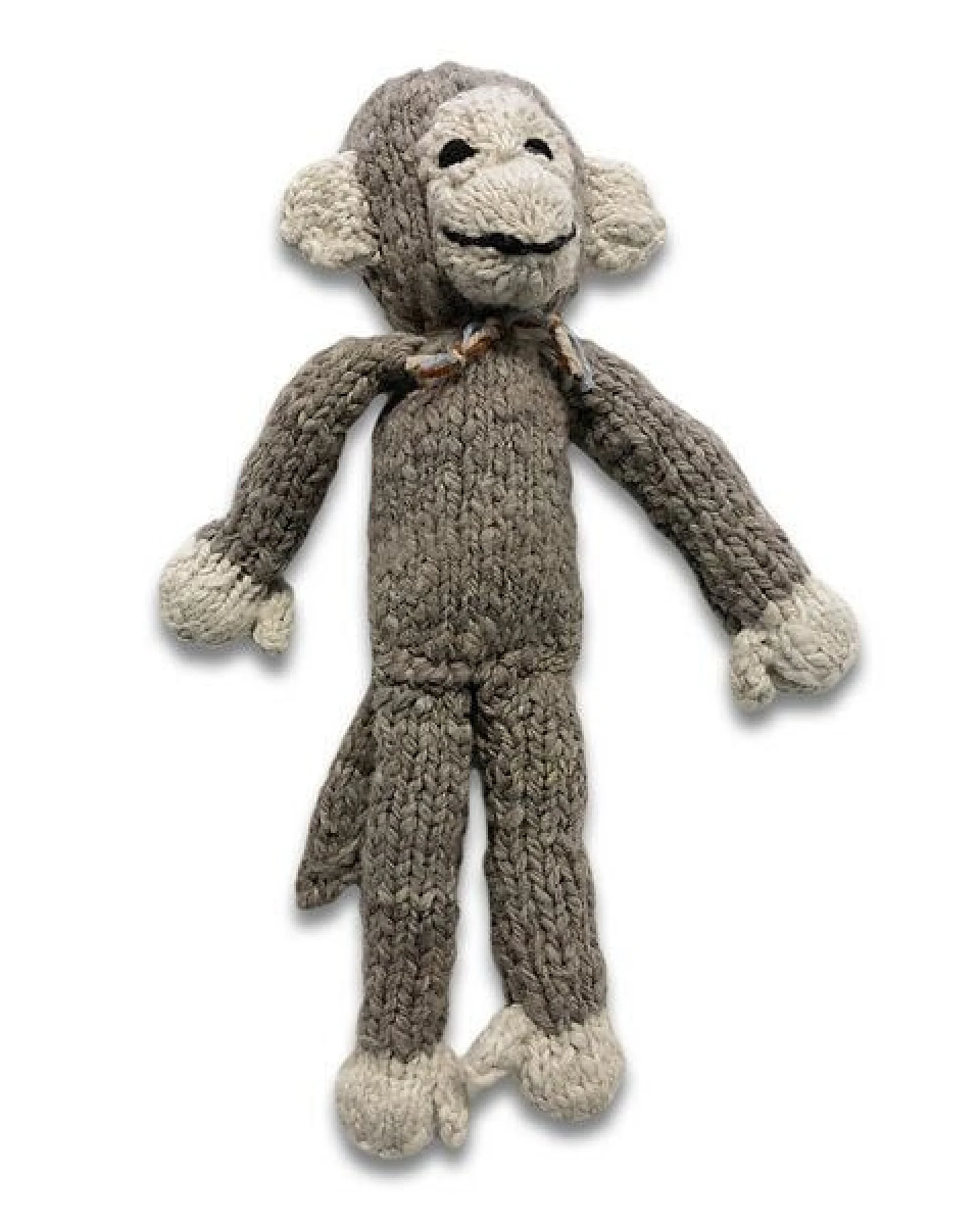 Kenana Knitters Stofftier AFFE aus Wolle. Made in Africa. – Ansicht 2