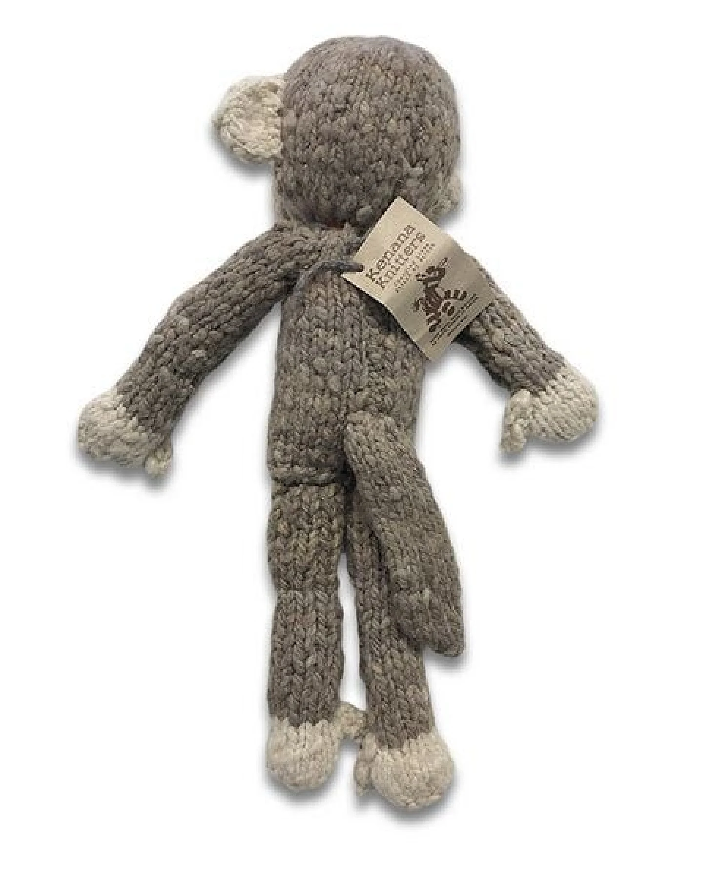 Kenana Knitters Stofftier AFFE aus Wolle. Made in Africa. – Ansicht 3