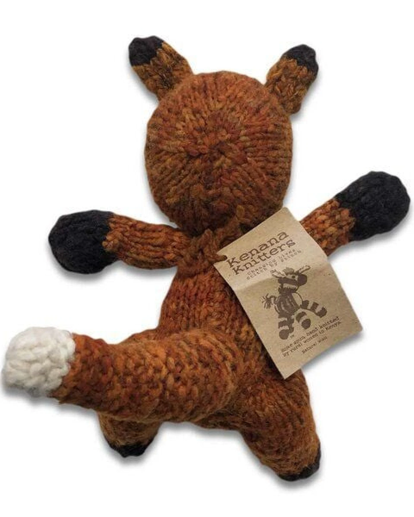 Kenana Knitters Stofftier FUCHS aus Wolle. Made in Africa. – Ansicht 4