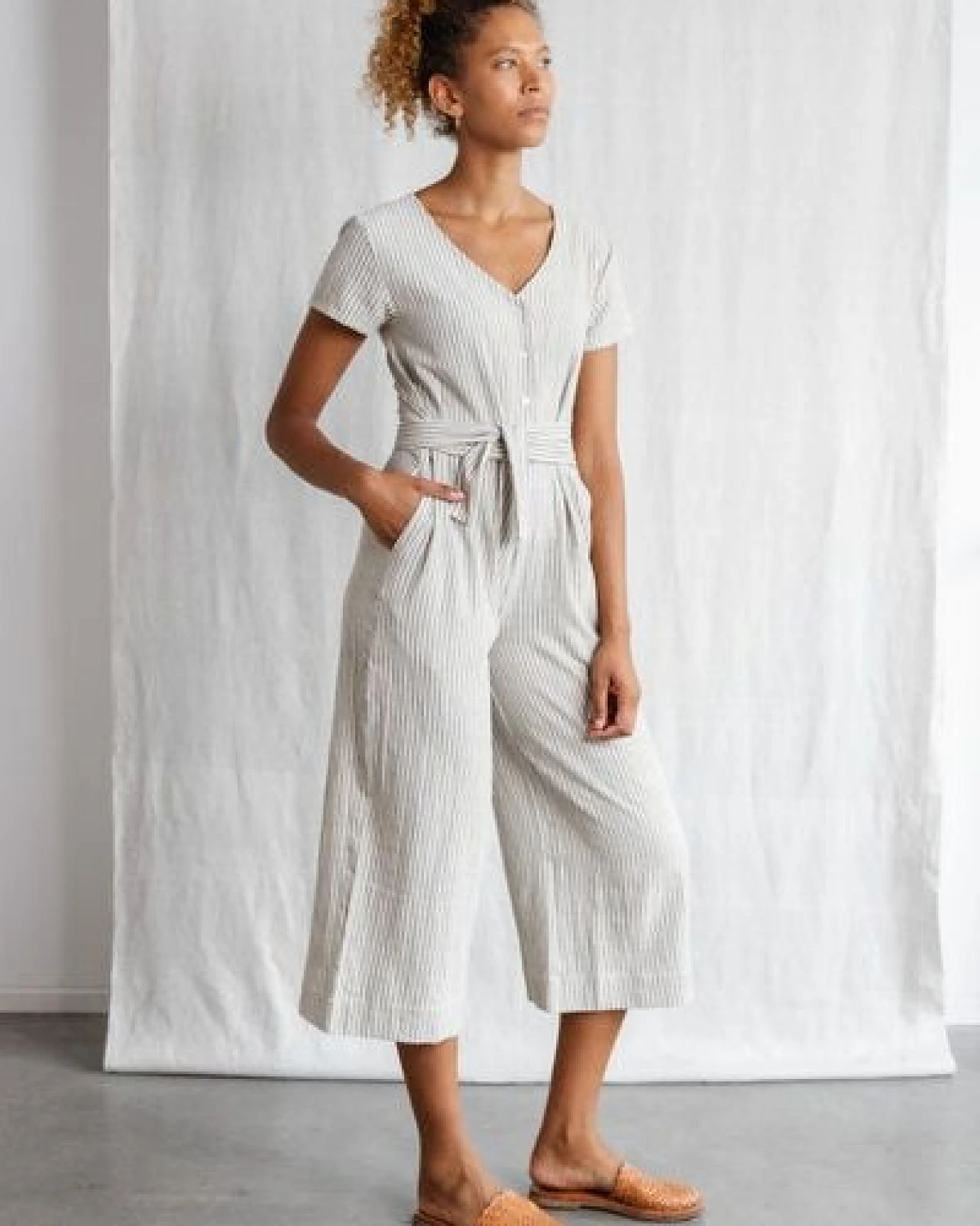 Jyoti - Fair Works Baumwoll Jumpsuit Amrita – Ansicht 2