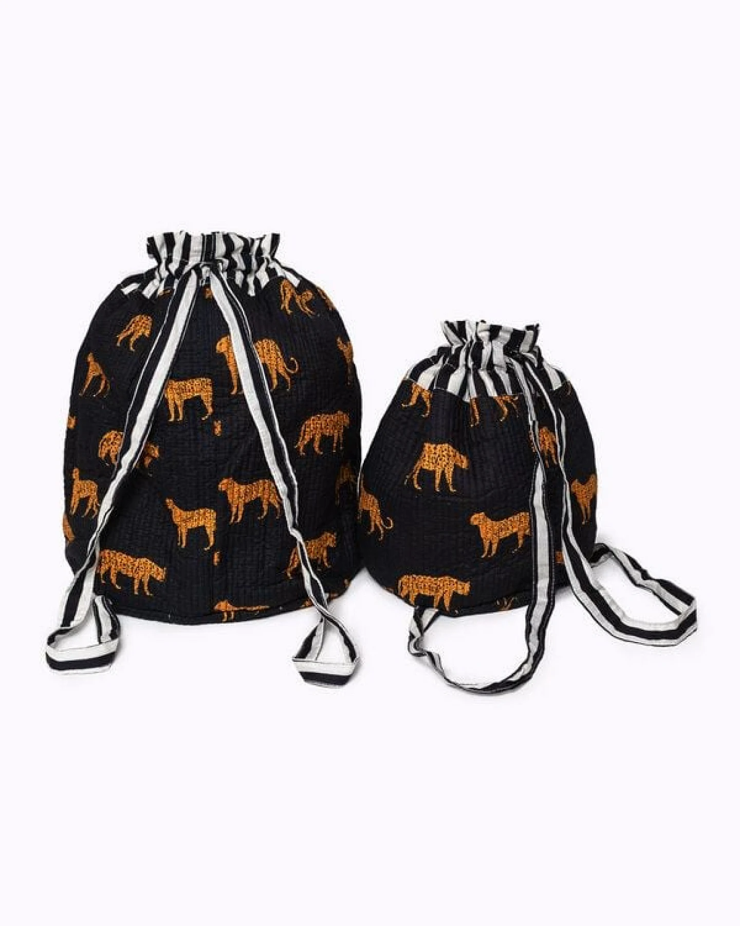 KIKOONI handgefertigter Baumwoll Beutel "FUNBAG" - small – Ansicht 4