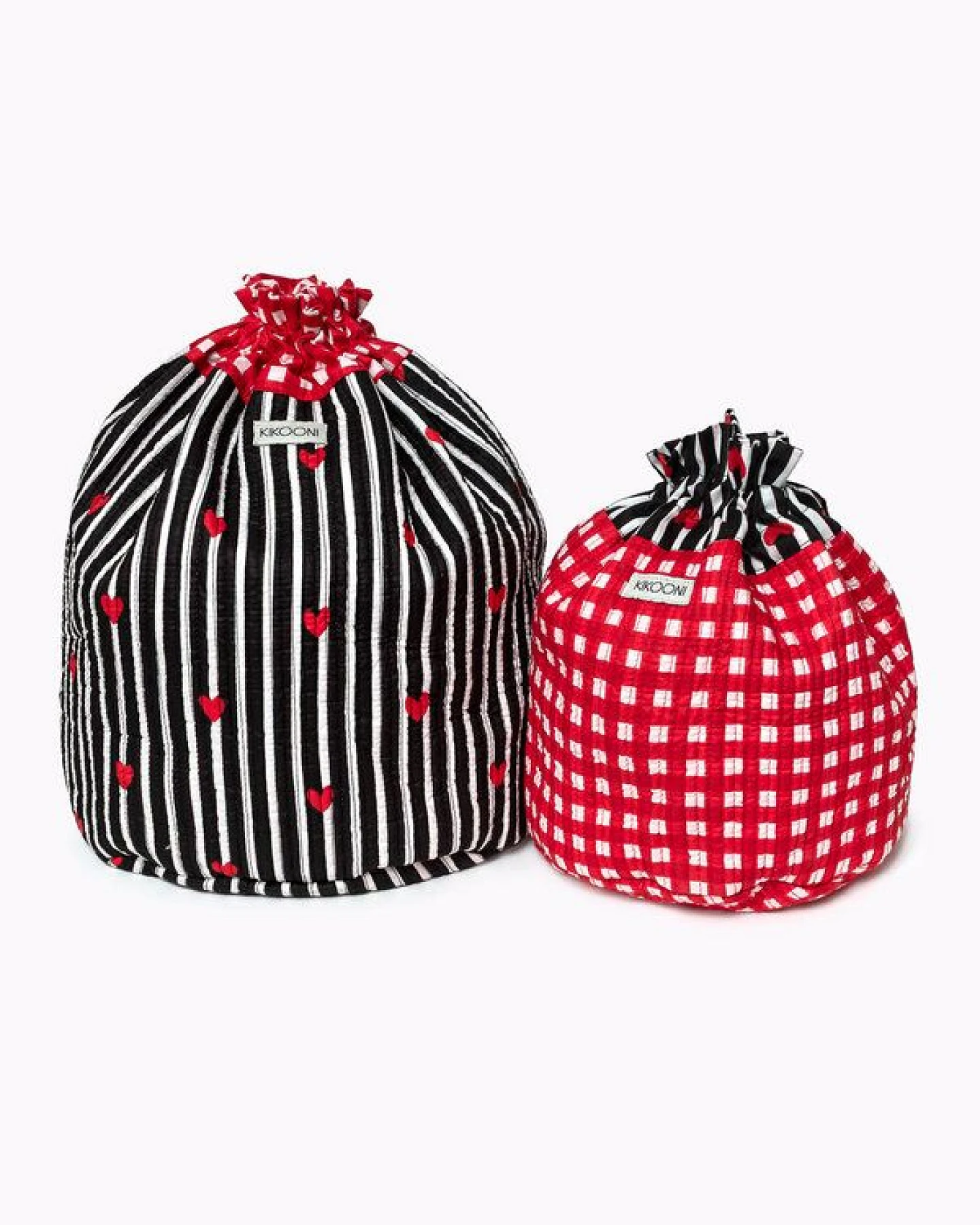 KIKOONI handgefertigter Baumwoll Beutel "FUNBAG" - small – Ansicht 4
