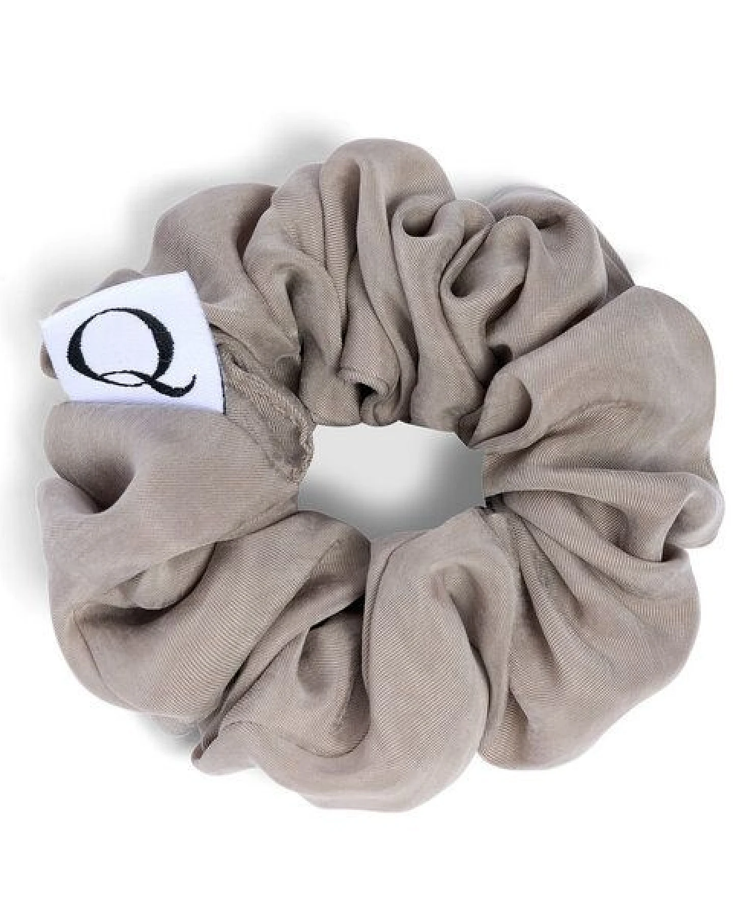 Qupro Spar-Set 4 Scrunchies Giga-Pack grey/rosé vegane Seide – Ansicht 4