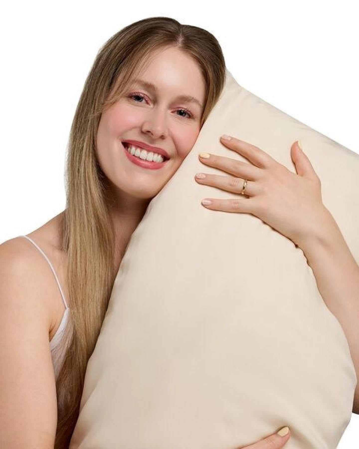 QUPRO Luxus Beauty Kissenbezüge 40x80 2er-Set Beige – Ansicht 4