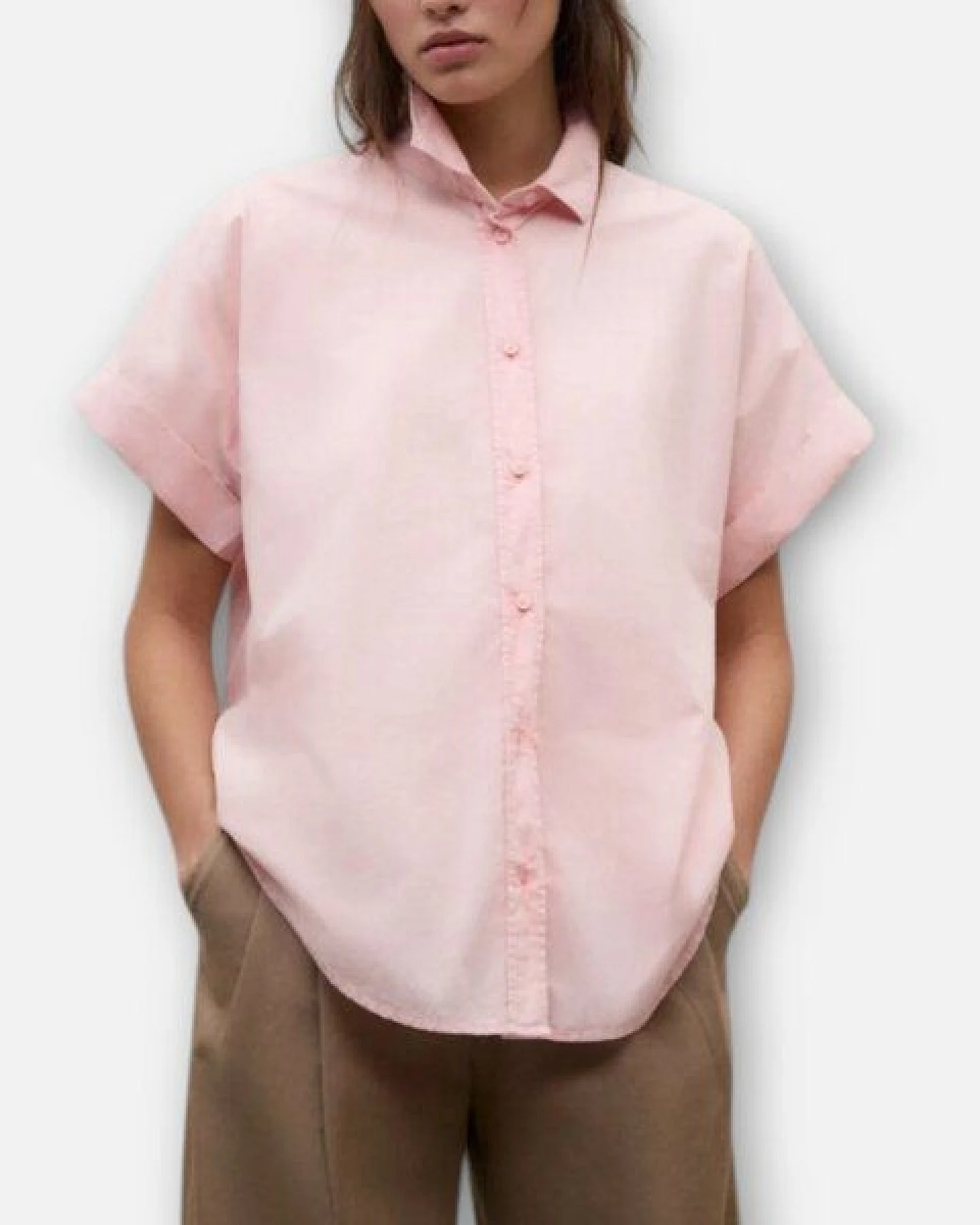 ECOALF Bluse aus regenerativer Baumwolle – Ansicht 2