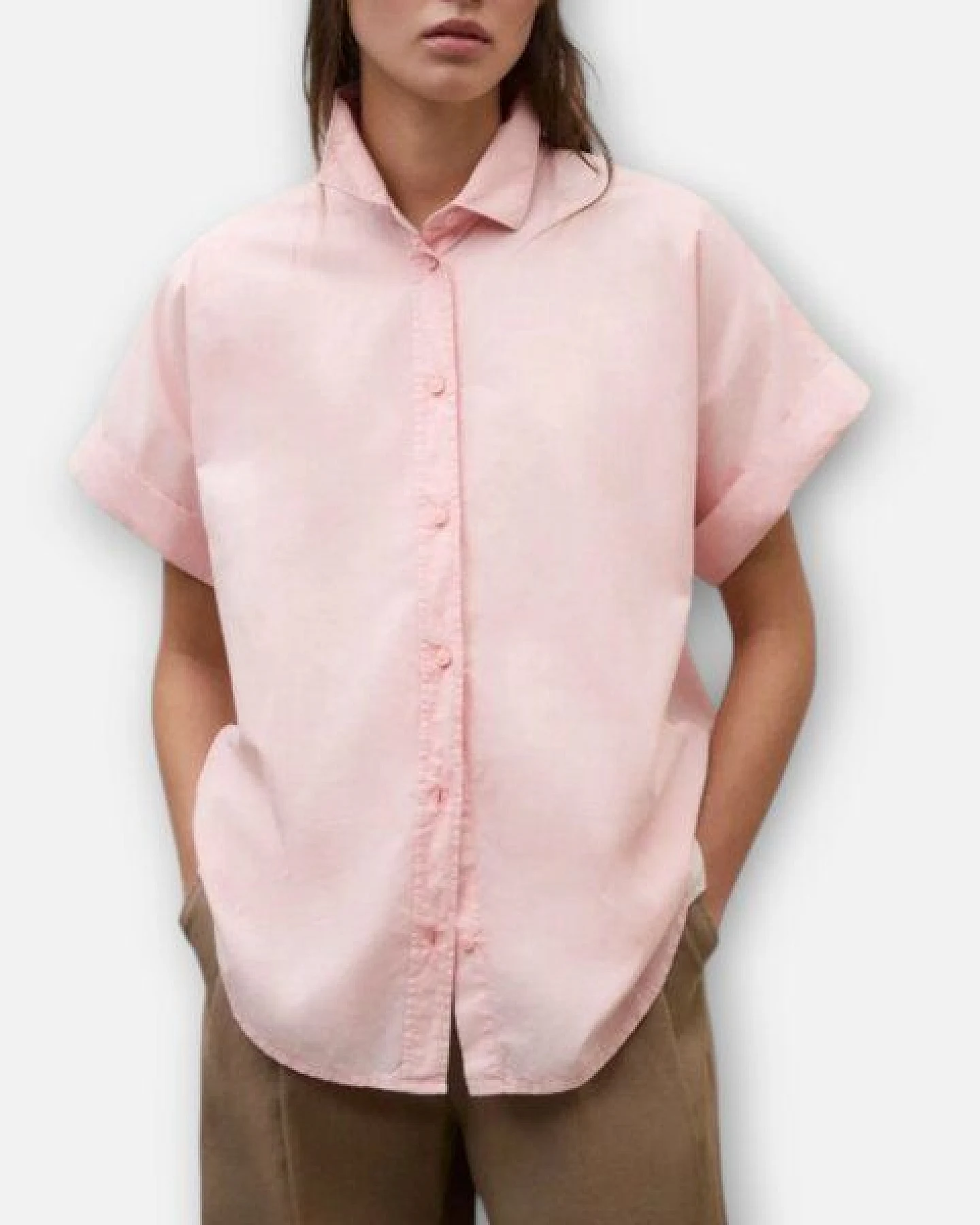 ECOALF Bluse aus regenerativer Baumwolle – Ansicht 3