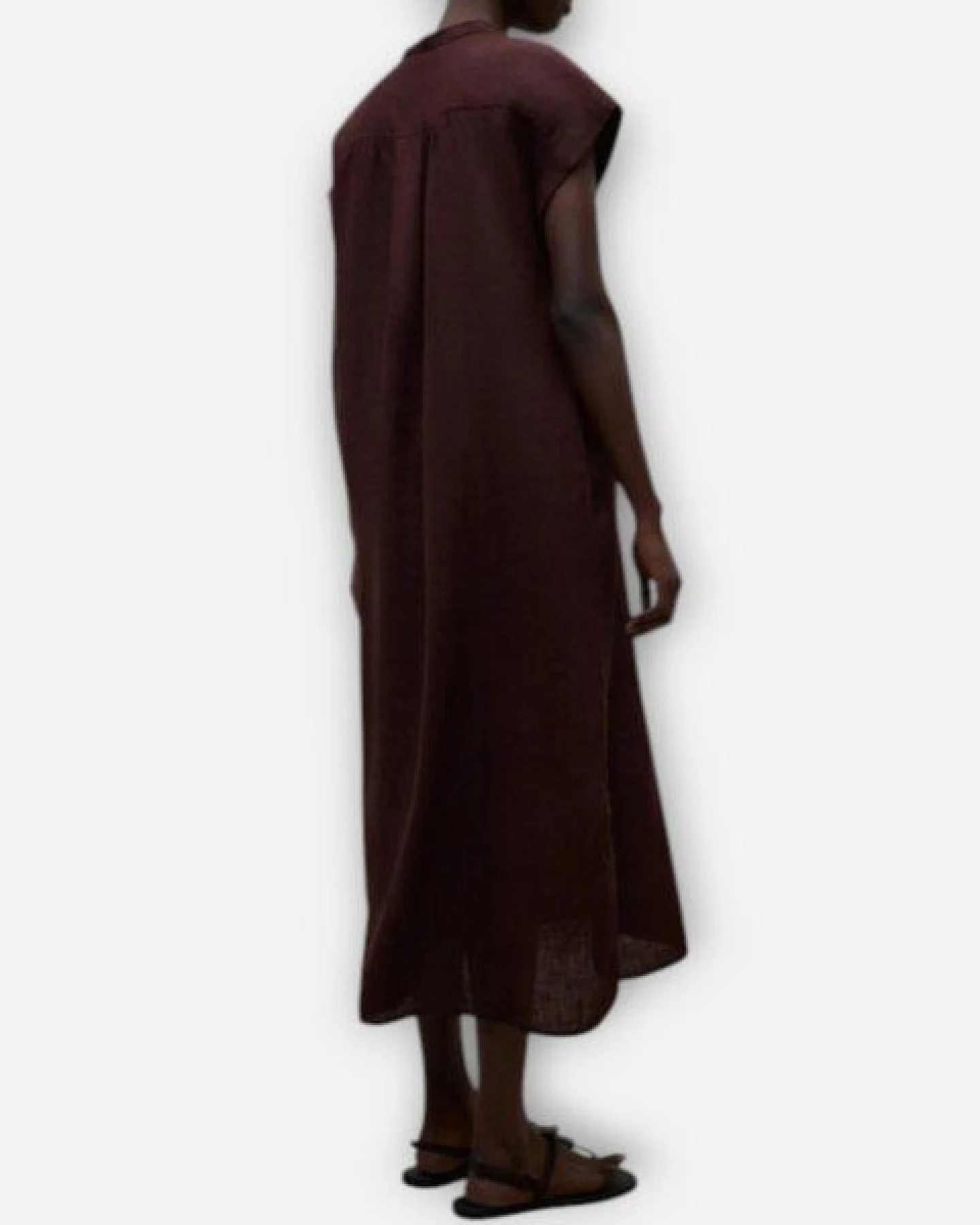 ECOALF luftiges Kleid aus 100 % Leinen – Ansicht 3