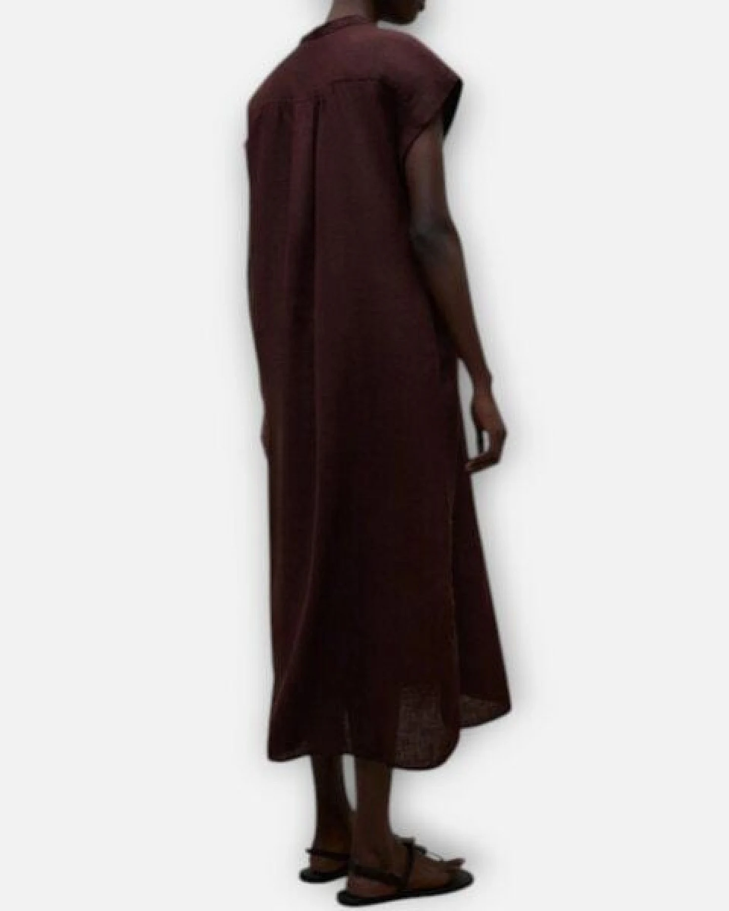 ECOALF luftiges Kleid aus 100 % Leinen – Ansicht 4