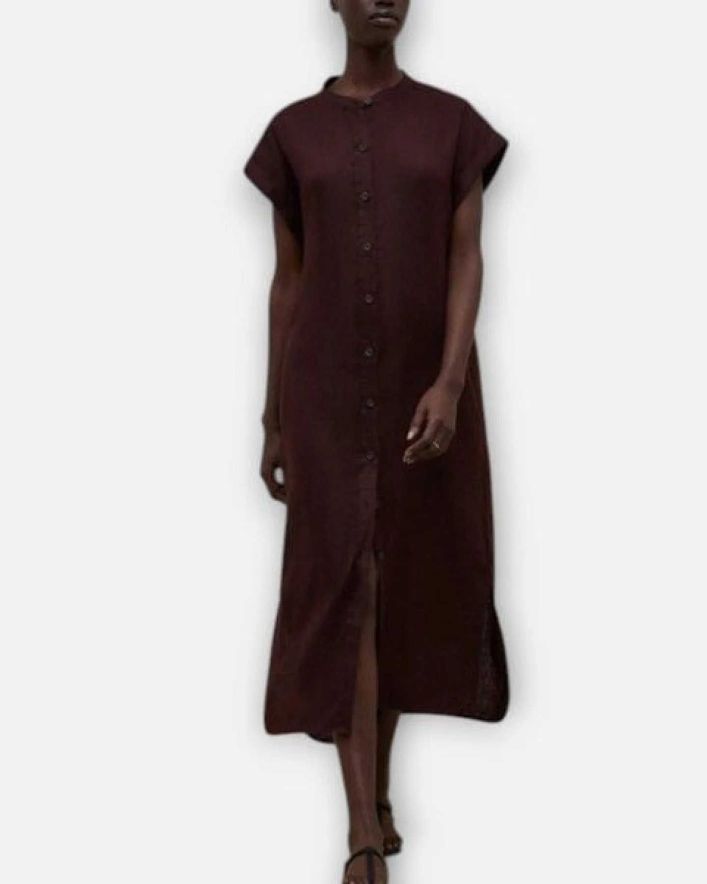 ECOALF luftiges Kleid aus 100 % Leinen – Ansicht 2