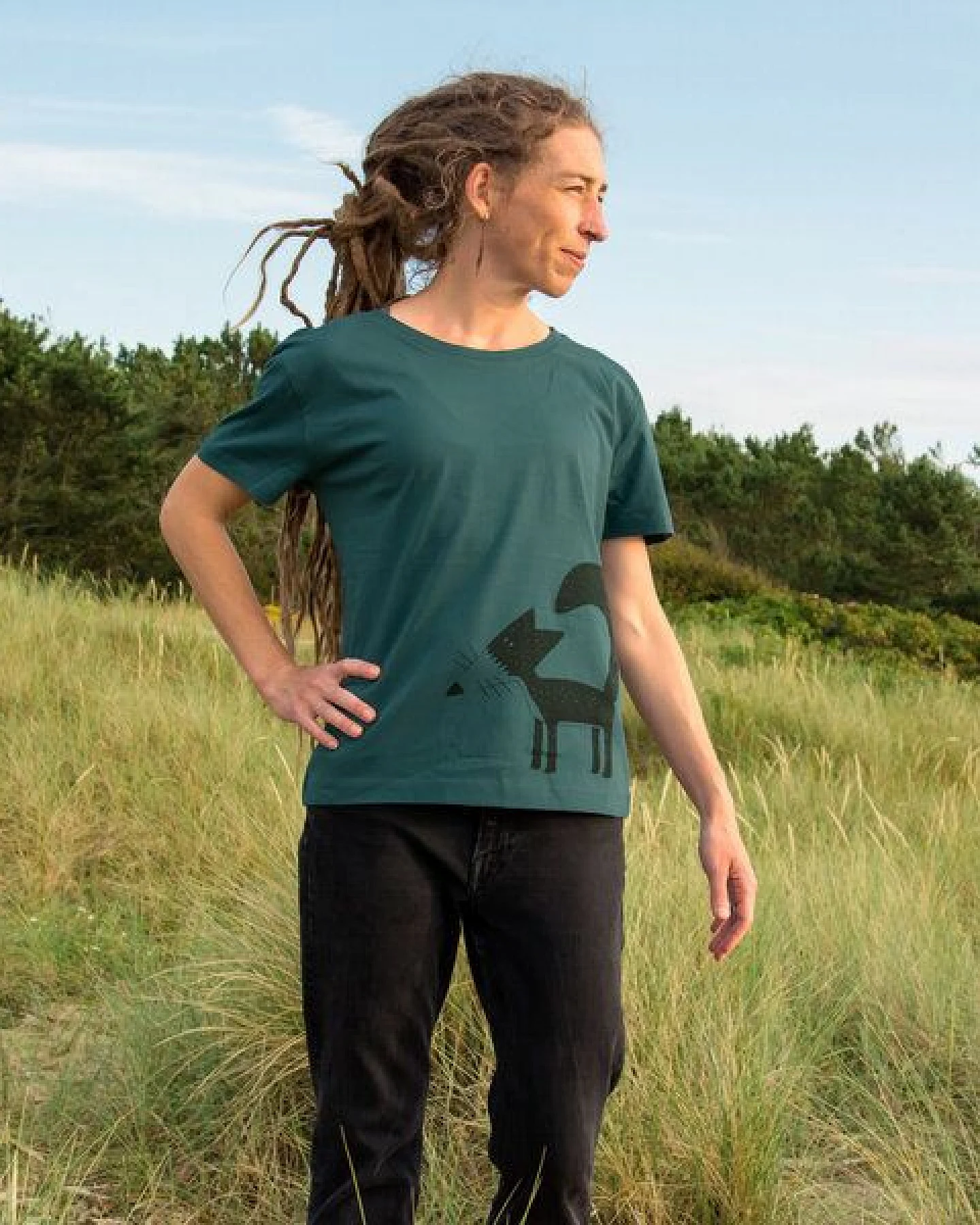 Cmig Damen T-shirt Franzi Fuchs in stargazer – Ansicht 3