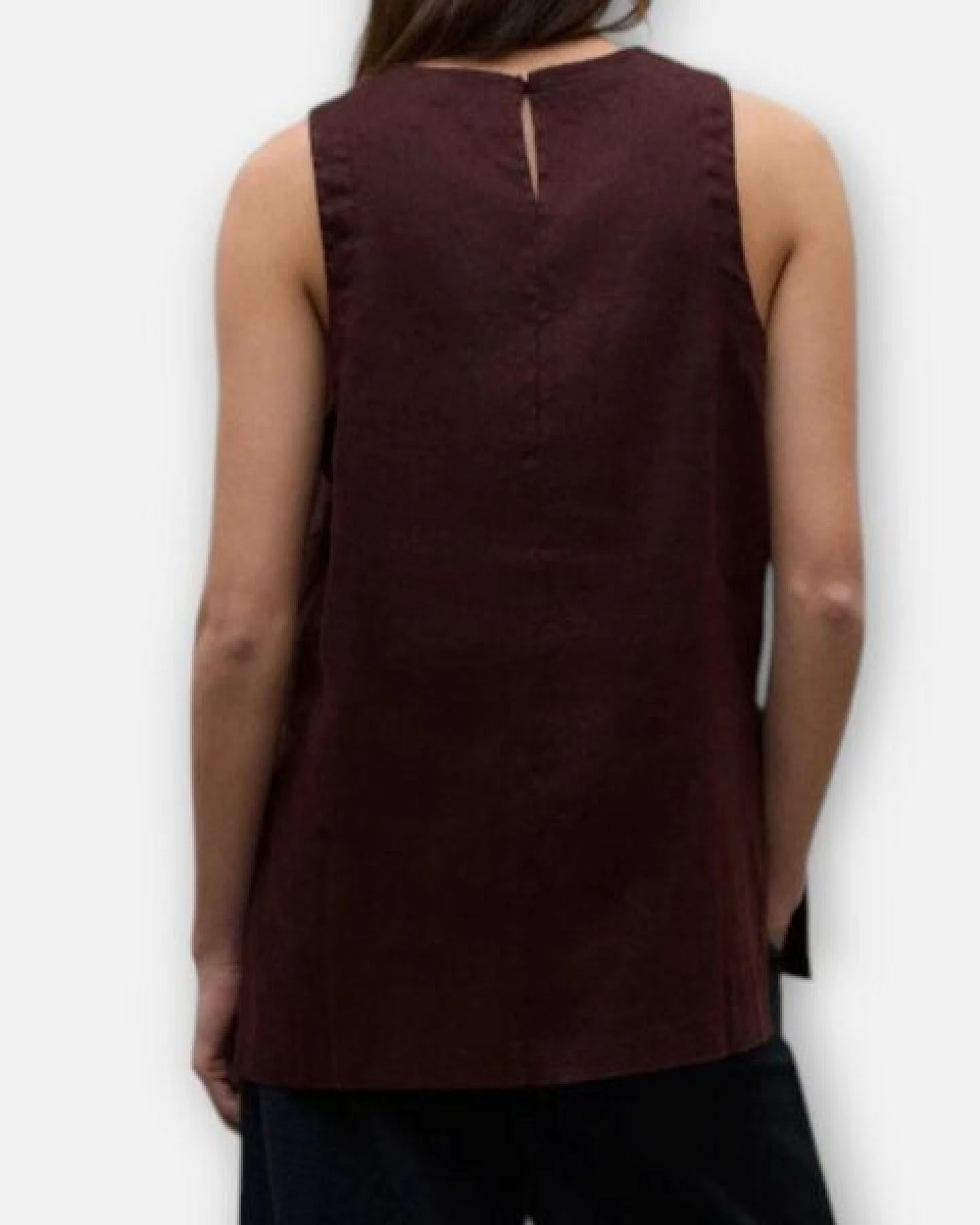 ECOALF ärmelloses Shirt / Top aus 100 % Leinen – Ansicht 4