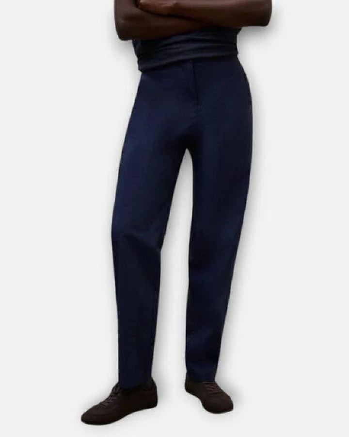 ECOALF dunkelblaue Hose aus 100 % Baumwolle