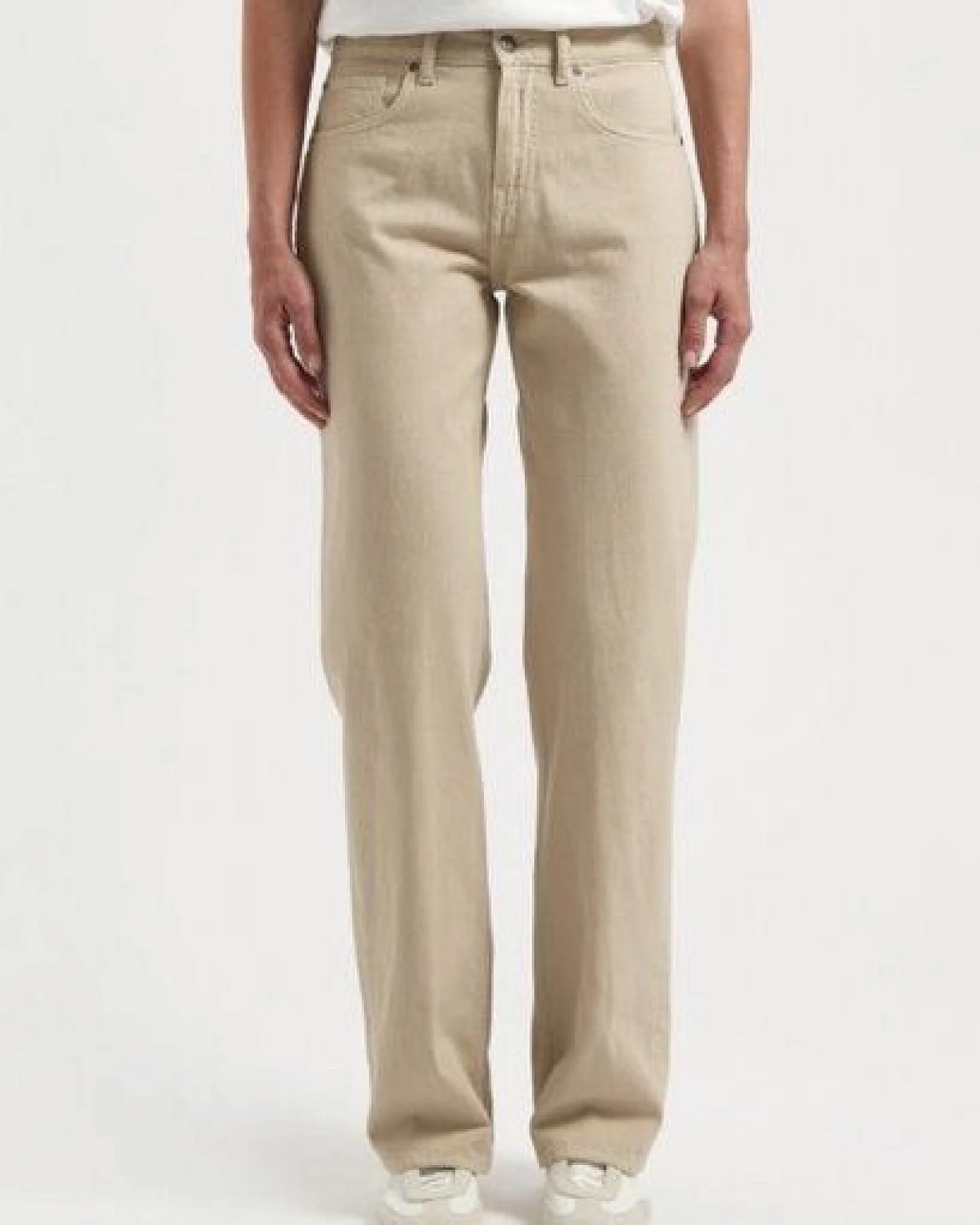 MUD Jeans Damen Jeans "Jamie Mid Loose Flow - Sand" – Ansicht 4