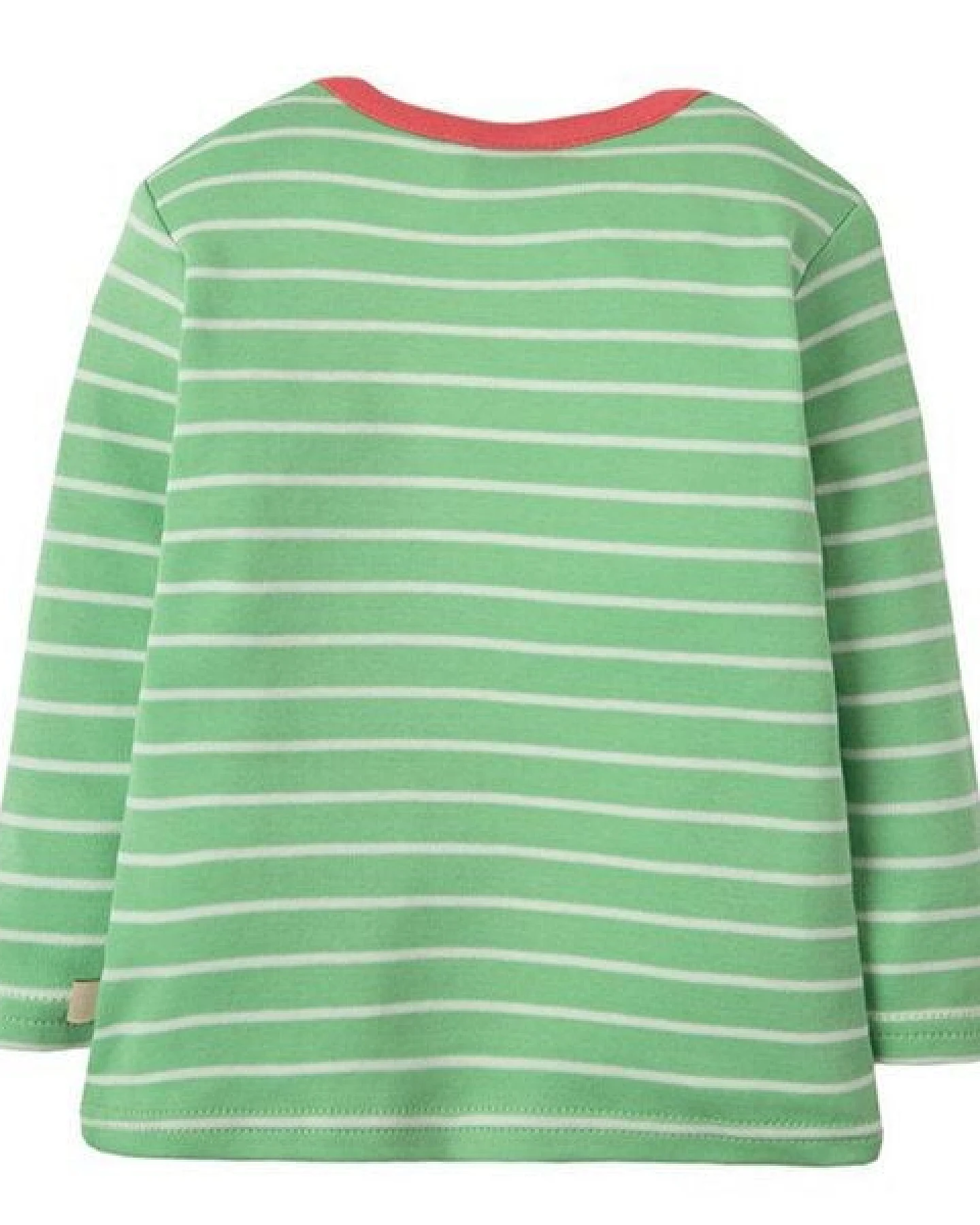 Frugi Langarm-Shirt mit Käfer in grün Bobby Applique Top – Ansicht 4