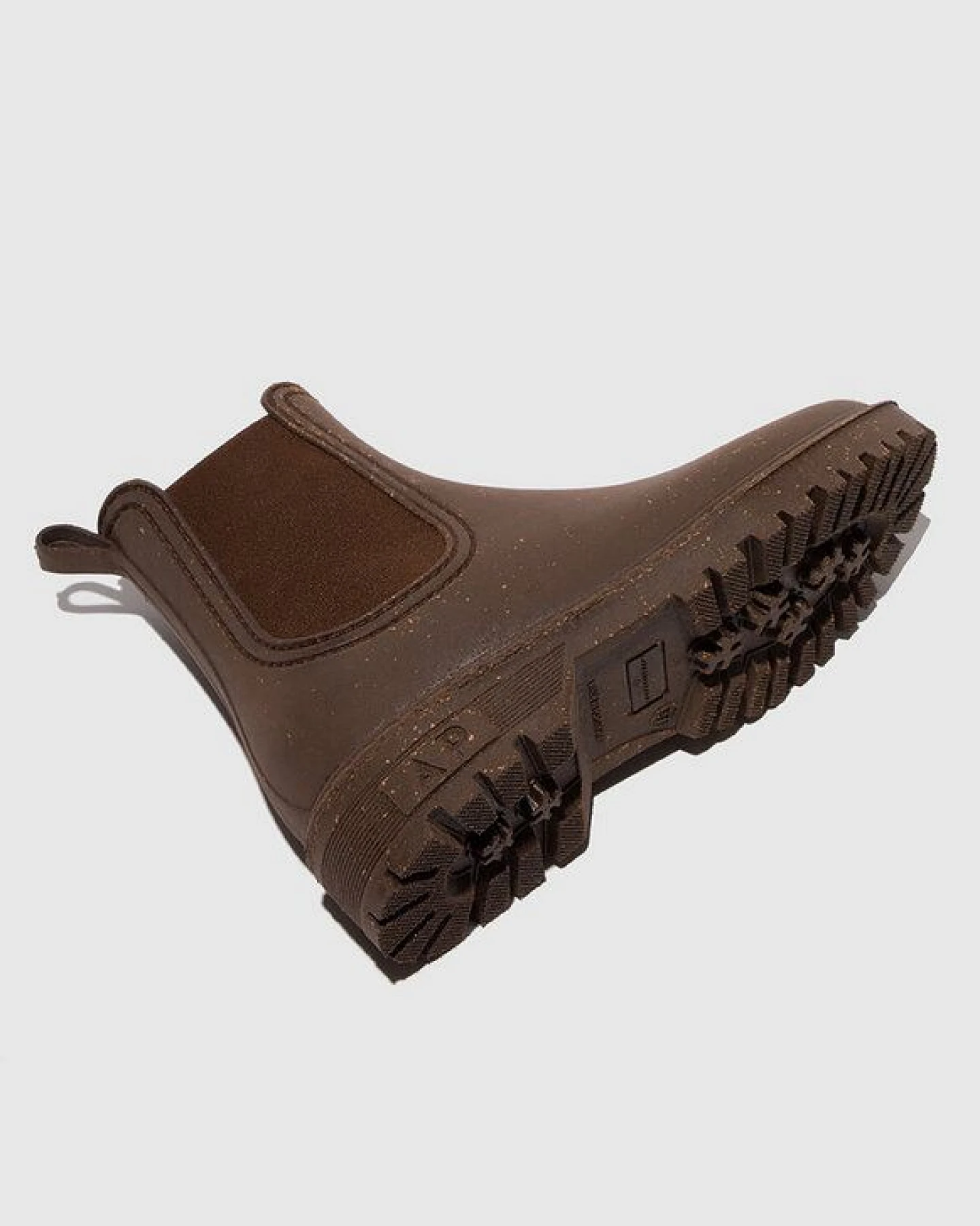 ASPORTUGUESAS vegane, wasserfeste Kork Chelsea Gummistiefel OAK – Ansicht 3