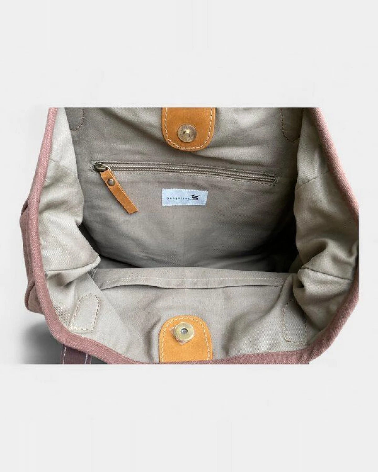 Dragolina Schultertasche/ Shopper Bente mit Webstoff der Pwo Karen – Ansicht 4