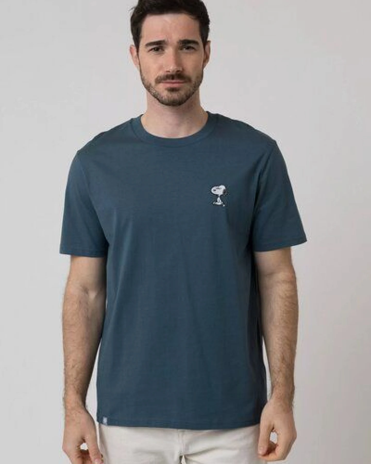 Bavarian Caps Herren T-Shirt Grantler Klub: Snoopy - Blaugrau – Ansicht 3