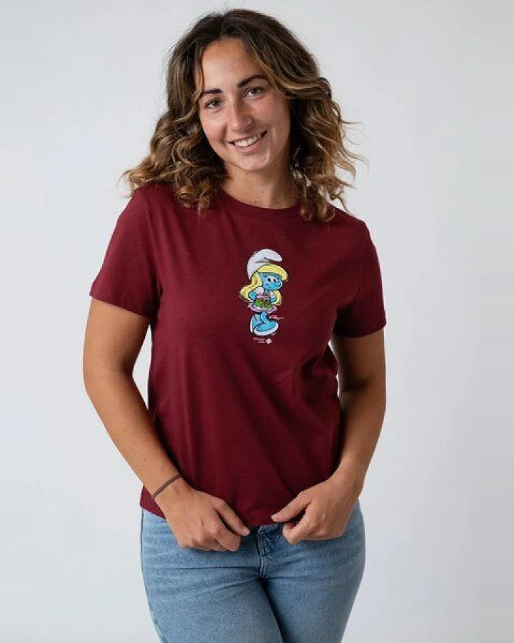 Bavarian Caps Damen T-Shirt aus Biobaumwolle - Schlumpfine