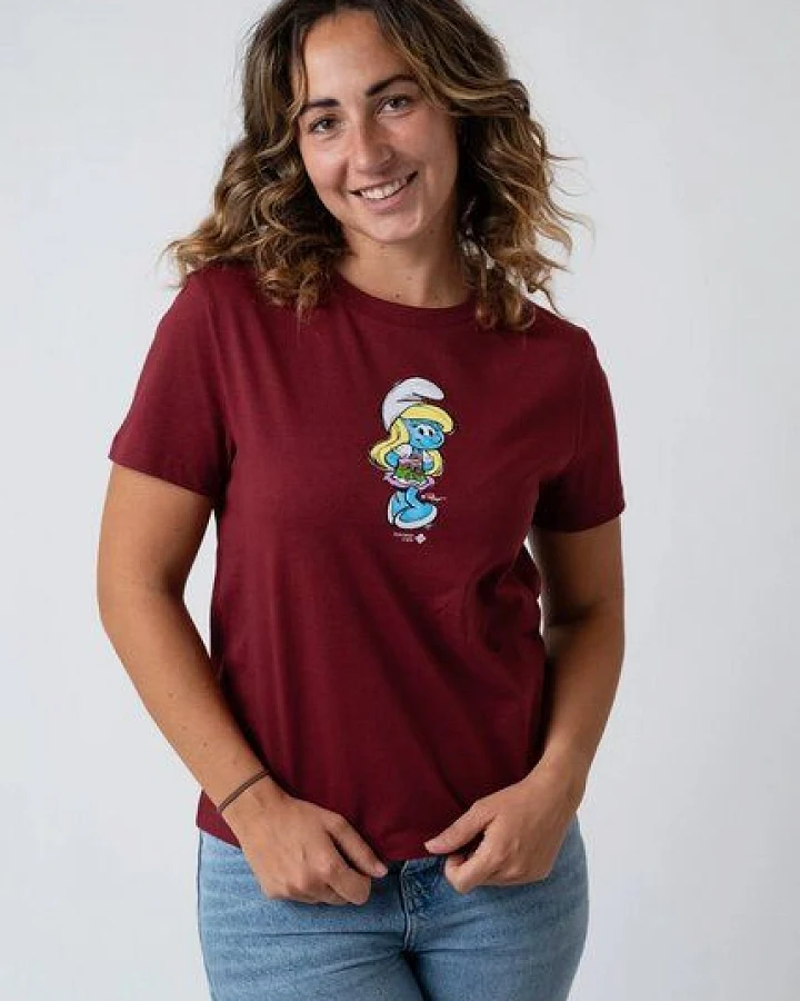 Bavarian Caps Damen T-Shirt aus Biobaumwolle - Schlumpfine