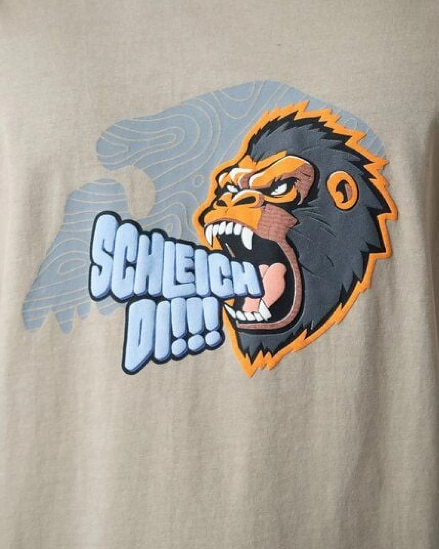 Bavarian Caps Herren T-Shirt aus Biobaumwolle - King Kong – Ansicht 2