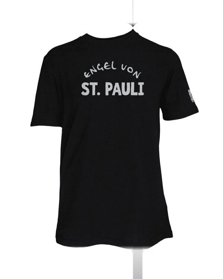 Spirit of Hamburg Biobaumwoll T-Shirt mit Spruch Engel von St. Pauli